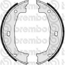 S 06 510 BREMBO Комплект тормозных колодок, стояночная тормозная с