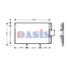 210065N AKS DASIS Конденсатор, кондиционер