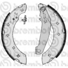 S 86 502 BREMBO Комплект тормозных колодок