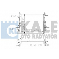 137500 KALE OTO RADYATOR Радиатор, охлаждение двигателя