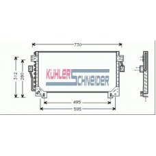 3220061 KUHLER SCHNEIDER Конденсатор, кондиционер