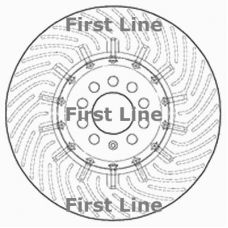 FBD1714 FIRST LINE Тормозной диск