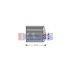 156002N AKS DASIS Теплообменник, отопление салона