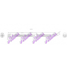 H4290 Brovex-Nelson Тормозной шланг