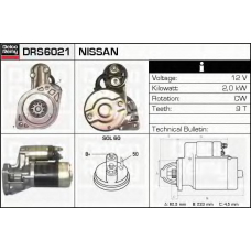DRS6021 DELCO REMY Стартер
