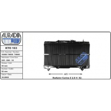 KTO 163 AURADIA Радиатор охлаждения тойота карина е  2,0  мех (toyota/смотри 812208-2)