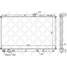 10-25957-SX STELLOX Радиатор, охлаждение двигателя