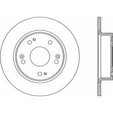 BDR2185.10 OPEN PARTS Тормозной диск