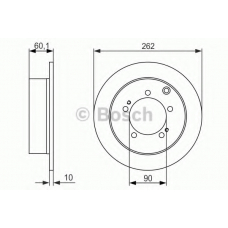 0 986 479 603 BOSCH Тормозной диск