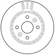 562787BC BENDIX Тормозной диск