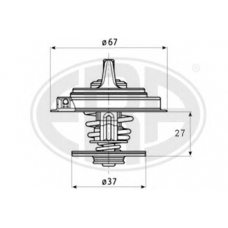 350393 ERA Термостат, охлаждающая жидкость