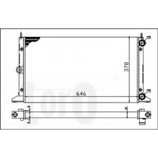 017-017-0027 LORO Радиатор, охлаждение двигателя