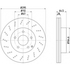 54650PRO PAGID Тормозной диск