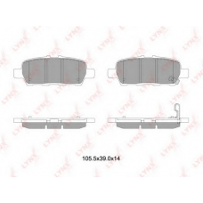 BD-5745 LYNX Колодки тормозные задние дисковые к-кт