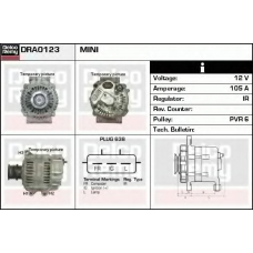 DRA0123 DELCO REMY Генератор