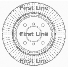 FBD1566 FIRST LINE Тормозной диск