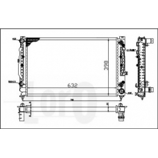 003-017-0026 LORO Радиатор, охлаждение двигателя