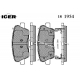 181954 ICER Комплект тормозных колодок, дисковый тормоз