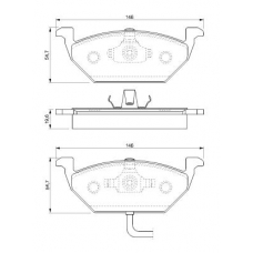 0 986 424 503 BOSCH Тормозные колодки