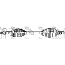 244026 GSP Приводной вал