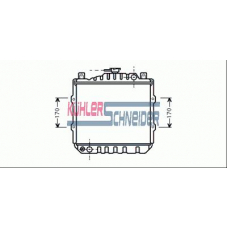 2201001 KUHLER SCHNEIDER Радиатор, охлаждение двигател