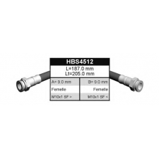 HBS4512 QUINTON HAZELL Тормозной шланг