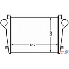 8ML 376 776-751 HELLA Интеркулер