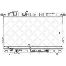 10-25187-SX STELLOX Радиатор, охлаждение двигателя