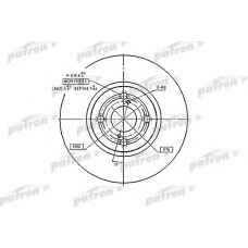 PBD9559 PATRON Тормозной диск
