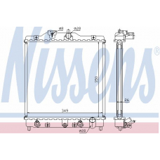 63308A NISSENS Радиатор, охлаждение двигателя