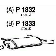 P1833 FENNO Глушитель выхлопных газов конечный