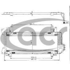300197 ACR Конденсатор, кондиционер