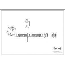 19032289 CORTECO Тормозной шланг