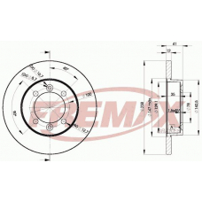 BD-4706 FREMAX Тормозной диск