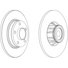 DDF1623-1 FERODO Тормозной диск