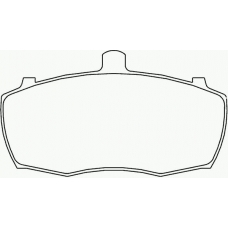 MLB69 MINTEX Комплект тормозных колодок, дисковый тормоз