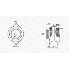 063532620010 MAGNETI MARELLI Генератор