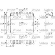 819214 VALEO Радиатор, охлаждение двигателя