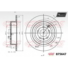 875647.6980 MAXTECH Тормозной диск