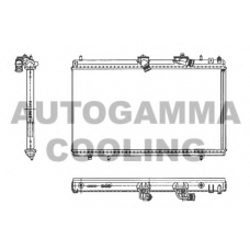 103645 AUTOGAMMA Радиатор, охлаждение двигателя