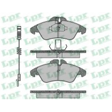 05P608A LPR Комплект тормозных колодок, дисковый тормоз