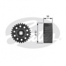 T42100 GATES Паразитный / ведущий ролик, зубчатый ремень