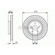 0 986 479 619 BOSCH Тормозной диск