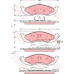 GDB4032 TRW Комплект тормозных колодок, дисковый тормоз