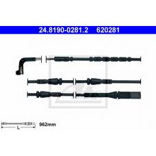 24.8190-0281.2 ATE Сигнализатор, износ тормозных колодок
