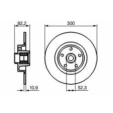 0 986 479 280 BOSCH Тормозной диск