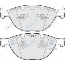 PAD1353 APEC Комплект тормозных колодок, дисковый тормоз
