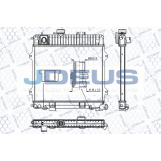 RA0050260 JDEUS Радиатор, охлаждение двигателя