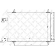 10-45039-SX STELLOX Конденсатор, кондиционер