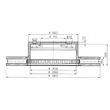 BDC3645 QUINTON HAZELL Тормозной диск